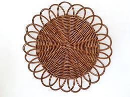 Accesorios de mesa de ratán redondos contemporáneos, vajilla tejida a mano y Plato decorativo, alfombrillas y almohadillas de diseño increíble para mantel individual - Product Image 5