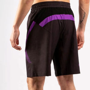 Shorts MMA en velours côtelé 100% coton pour hommes, logo personnalisé, respirant, séchage rapide, longueur genou, en vente - Product Image 6