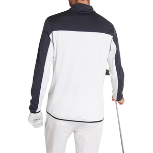 Custom Logo <b>Colour</b> <b>Block</b> High Stretch 1/4 Zipper Nylon Long Sleeve Men's Performance Golf Sweatshirt Pullovers - Product Image 3