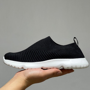 Baskets plates à enfiler pour femme, printemps-été, respirantes, en tricot, type chaussette - Product Image 4