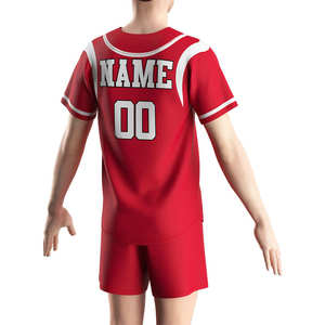 Camiseta de Béisbol de Mezclilla para Hombre - Impresión por Sublimación y Bordado, Pedido al por Mayor OEM - Product Image 6