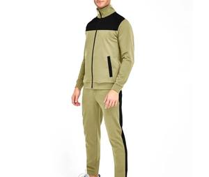 Fabricant de survêtements en coton Survêtements 100% coton 2 pièces Panneaux latéraux Streetwear Hommes Jogging Costumes - Product Image 6