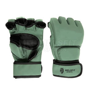 ถุงมือหนังคุณภาพสูงแบบกำหนดเองได้ เป็นมิตรกับสิ่งแวดล้อม ระบายอากาศได้ดี สำหรับกีฬา MMA พร้อมหน้าจอสัมผัส สำหรับการฝึกซ้อมกีฬาและทุกขนาด - Product Image 1