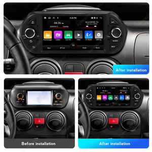 Mekede Android xe đa phương tiện stereo GPS Navigation xe-chơi đơn vị đứng đầu cho Fiat fiorino <span class=keywords><strong>Citroen</strong></span> <span class=keywords><strong>Nemo</strong></span> Peugeot bipper 2008-2017 - Product Image 4