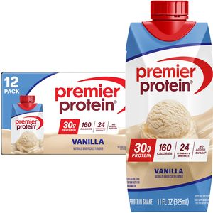 Shake protéiné Premier Protein, vanille, 30 g de protéines, sans sucre ajouté, 24 vitamines et minéraux pour soutenir la santé immunitaire, 11 fl oz, lot de 12 - Product Image 2