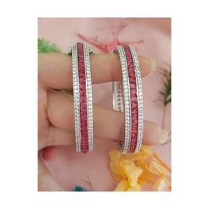 Ensemble de bracelets élégants en plaqué argent pour femmes, bijoux de fête traditionnels et occidentaux - Product Image 6