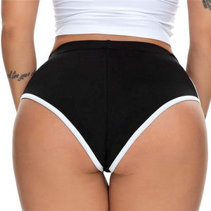 Shorts d'été décontractés en coton pour femmes, taille élastique, coupe ample, respirants, doux, grandes tailles, pour le quotidien - Product Image 1