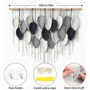 Fait à la main Boho macramé tenture murale grand mariage décor à la maison pas cher Art mural - Product Image 4