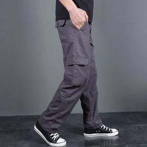 Vente en gros 100% coton Pantalons cargo pour hommes décontractés multi-poches Pantalons de grande taille pour hommes Vêtements d'extérieur pour hommes Pantalons droits d'hiver Pantalons - Product Image 5