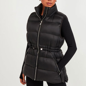 Chaqueta de Invierno Acolchada para Mujer, Reversible, Impermeable, de Nailon Tejido, con Capucha, Personalizable con Logotipo, Cortavientos, Informal - Product Image 3