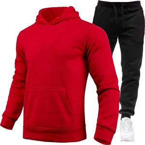 Conjunto de pantalones de sudadera de Color sólido para hombre, primavera 2025, chándal deportivo informal de Color sólido para correr, chándal con bolsillos, chándal Atlético - Product Image 6