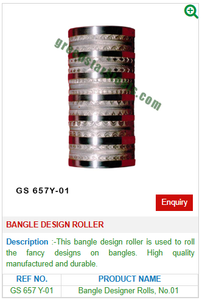 Rodillo de diseño de brazalete GS 657Y-01 Herramientas de joyería para herramientas de joyería - Product Image 2