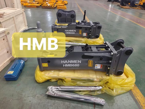 Marteau hydraulique JCB3CX 3DX 4CX <span class=keywords><strong>580</strong></span>, CAT420D CAT416, chargeuse-pelleteuse, brise-béton hydraulique silencieux, diamètre du burin 68 mm, 20CrMo - Product Image 5