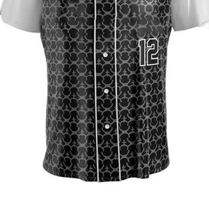 Vêtements de sport, uniforme de baseball, nouveau design, uniforme de baseball 100% polyester, uniforme de baseball à vendre - Product Image 4
