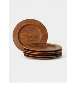 ถาดอาหารอะคาเซียทรงกลมถาดอาหารทำจากไม้ปลอดภัยใช้งานได้จริง - Product Image 3