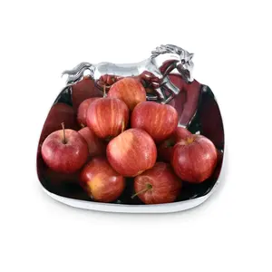 Hand-Polished Premium <b>Metal</b> <b>Bowl</b> Interior <b>Metal</b> Decorative <b>Bowl</b> for Home and Hotel Decor Luxury Silver Safe plated Zahid Exports - Product Image 5