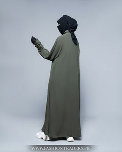 Abaya de haute qualité à manches longues et modeste pour femmes, fournisseur d'accessoires vestimentaires musulmans traditionnels, vente en gros - Product Image 2