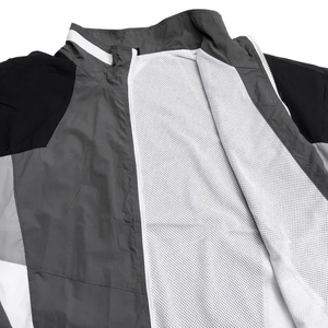 Conjunto de chándal de invierno de alta calidad para hombre 2025, chaqueta cortavientos de nailon impermeable con cremallera, transpirable, diseño de dos piezas sólido - Product Image 4