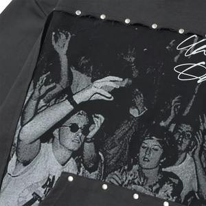 Sweat à capuche personnalisé avec rivets - Haute qualité, style audacieux avec détails en rivets, parfait pour le streetwear urbain, la mode décontractée - Product Image 4