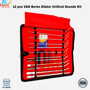 Kit de sondes urétrales et dilatateurs Van Buren pour procédures urologiques et gynécologiques, instruments chirurgicaux réutilisables autoclavables - Product Image 4