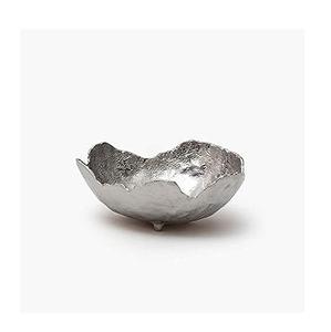 Bol en métal personnalisé en laiton AK en or et argent lot de 2 de grande capacité pour décoration de table et de cuisine - Product Image 3