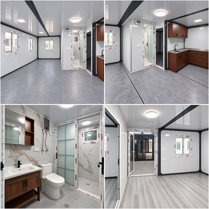 Casa Container Espandibile Grigio Scuro, Unità Ufficio Modulare Prefabbricata ZhuDuo con Porta in Acciaio e Interni Aperti, Fornitore all'Ingrosso - Product Image 4