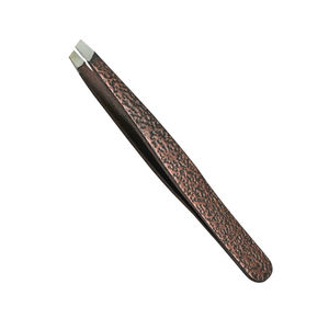 Custom High Quality German Steel Eyebrow Tweezers Paper-Coated <b>Pointed</b> Tip Hair <b>Removal</b> Makeup <b>Tool</b> - Product Image 1