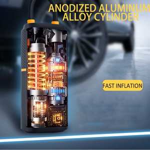 Portable Mini Pompa Gonfleur Ban Kompresors Udara 12V Mobil Portabels Kompresors Udara - Product Image 3