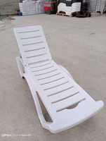 Chaise longue de plage en plastique moderne pour hôtel et parc aquatique, mobilier d'extérieur, origine Turquie, pliable
