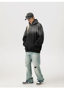 2025 Logo personnalisé hommes haute qualité lavage à l'acide sweats à capuche et sweat-shirt homme et femme Couple mode mélangé hommes sweats à capuche - Product Image 5