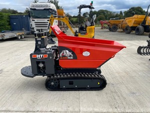 Mini-dumper sur chenilles SlantTrac Conchute 750, moteur à essence, couleur rouge, haute efficacité - Product Image 2