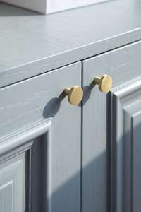 Round Shape Gold Finished High Quality <b>Metal</b> Cabinet Knobs and Handles Woodworking Hardware for Sale - Product Image 4