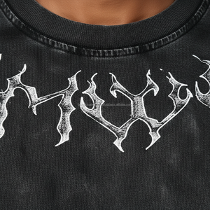 T-shirt oversize en coton satiné pour homme, style smoking, maille haute densité pour streetwear premium, séchage rapide, logo personnalisé, OEM - Product Image 5