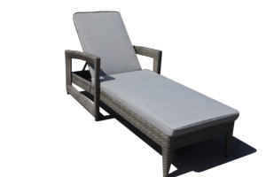 เตียงอาบแดดหวายเทียม PRSB-022 รุ่นโมเดิร์น สำหรับอพาร์ทเมนต์ โรงแรม วิลล่า ห้องนอน ห้องนั่งเล่น สวนสาธารณะ และอื่นๆ - Product Image 3