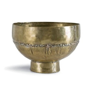 Bol décoratif artisanal personnalisé en laiton et aluminium, finition premium, bols de service pour hôtel, décoration de la maison et de la table - Product Image 4