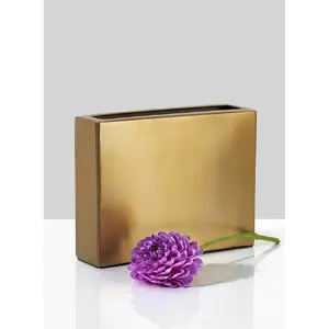 Jarrón Decorativo de Hierro de Primera Calidad para Mesa, Estilo Festivo, Detalles Geométricos Tallados, Temática Costera, Eventos de Aniversario, Florero - Product Image 3