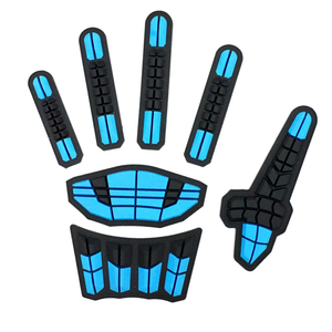 Parche de goma TPR antiimpacto personalizado estilo cosido protección 3D nudillo para guantes protectores de impacto - Product Image 6