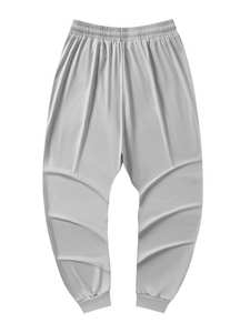 Pantalon de jogging décontracté grande taille pour hommes Pantalon de survêtement Streetwear personnalisé doux et confortable avec taille élastique au prix d'usine - Product Image 3