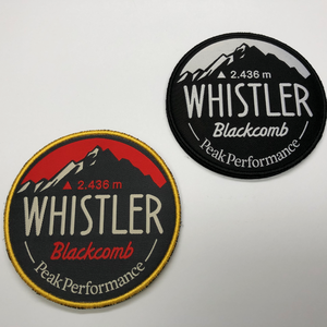 Parche bordado personalizado de alta densidad, parche tejido exterior de buena calidad con logotipo de diseño de moda, etiqueta de velcroparche duradero con gancho - Product Image 3