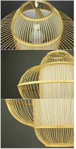 Lampe pendante d'abat-jour en bambou du fabricant du Vietnam plafonnier minimaliste pour la décoration intérieure Living Resort Hotel FBA pour Amazon - Product Image 4