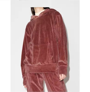 Sudadera con capucha de terciopelo personalizada para hombre, Material de terciopelo de invierno, forro de punto, diseño impermeable y anticontracción - Product Image 4