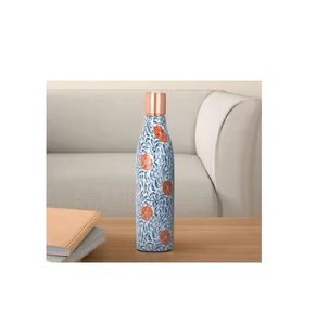 Royal ขวดน้ำทองแดงพิมพ์ลายอุปกรณ์เสริมภาชนะสำหรับดื่มมาตรฐานสูงที่มีขนาดกำหนดเองสำหรับของขวัญ - Product Image 2