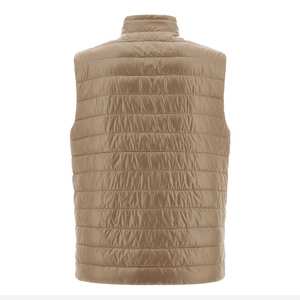 OEM ODM Venta caliente de alta calidad Puffer Chaleco de talla grande logotipo personalizado chaqueta sin mangas chalecos Puffer chaleco hombres bolsillos con cremallera - Product Image 2