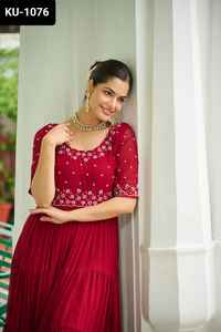 Collection de robes de fantaisie indiennes traditionnelles avec broderie de perles pour mariage et festival Salwar Kameez Suit - Product Image 3