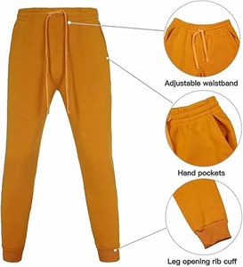 Men's Winter Full-Sleeve <b>Jumper</b> with Elastic Waist Hoodie <b>Fleece</b> Sweatshirt and Sweat Suit Comfortable Oversized Sweatuit - Product Image 2
