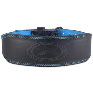 เข็มขัดหนัง PU ปรับได้สำหรับเล่นยิมเข็มขัดยกน้ำหนักปรับได้อุปกรณ์ป้องกันเอวนุ่มสบายออกแบบโลโก้ได้ตามต้องการ - Product Image 5