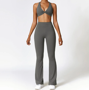 Vêtements de gymnastique nus pour femmes haute élasticité ajustement serré Fitness séchage rapide pantalon de Yoga respirant - Product Image 6