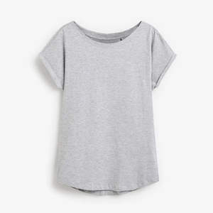 Camiseta de Cuello Redondo para Mujer, 100% Algodón, Transpirable, Ecológica, con Estampado, Estilo Verano 2026, Nueva Moda, Casual, Venta al Por Mayor - Product Image 6