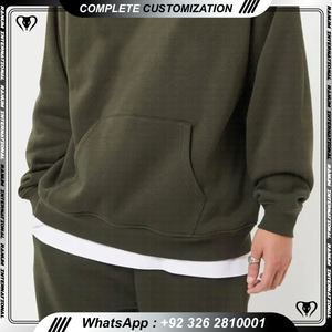 Sudaderas lisas de algodón 100 para hombre de alta calidad con logotipo personalizado, jersey con capucha Unisex, sudaderas con capucha en blanco de gran tamaño - Product Image 4