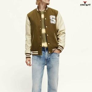 2026 Lona de alta calidad 100% algodón transpirable a prueba de viento de manga larga ropa de invierno elegante chaqueta de bombardero personalizable elegante para - Product Image 5